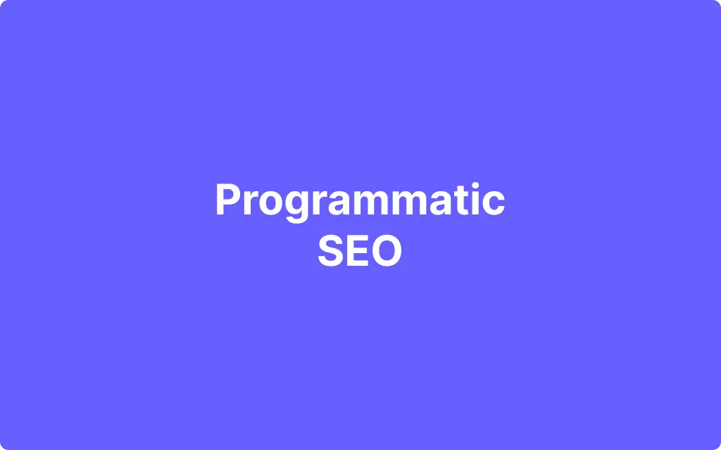 programmatic seo